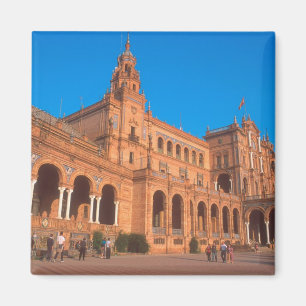 Íman Plaza de Espana em Sevilha, Espanha.