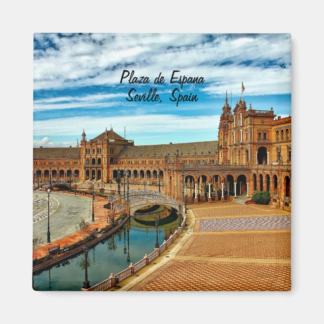 Íman Plaza de Espana, Sevilha. Espanha (Frente)