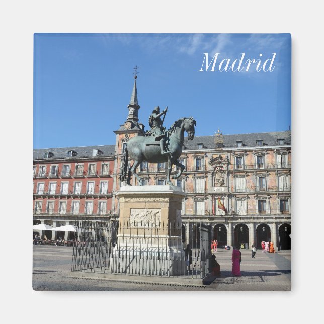 Íman Plaza Mayor, Madrid Magnet (Frente)