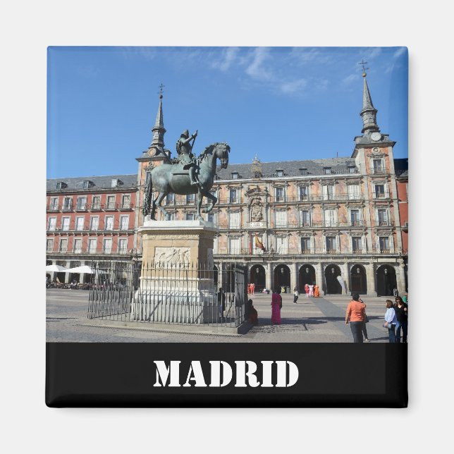 Íman Plaza Mayor, Madrid Magnet (Frente)