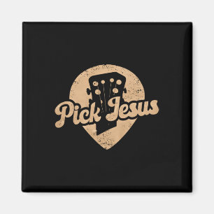 Íman Plectro de Guitarra Jesus Música Pastor Feliz Dia