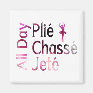 Íman Plie, Chasse, Jete o Dia Todo ~ Design de Ballet