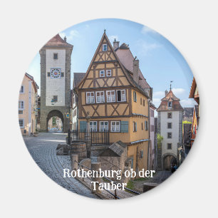 Íman Plönlein em Rothenburg ob der Tauber, Alemanha