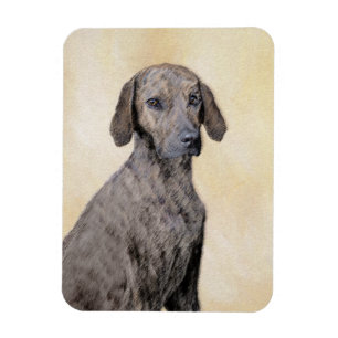 Íman Plott Painting - Arte de Cachorro Original