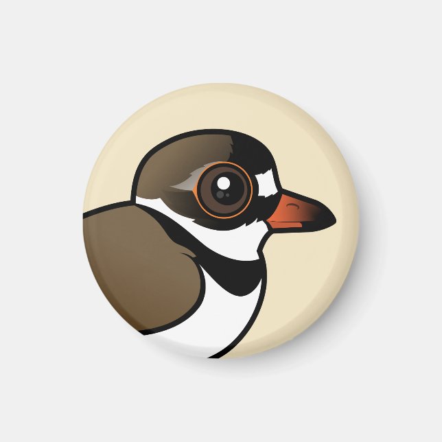 Íman Plover Semipalmado Birdorável (Frente)