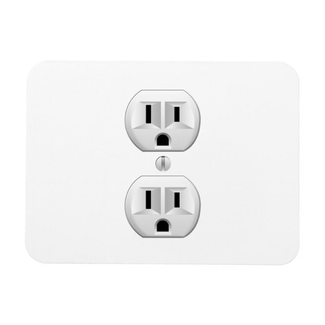 Íman Plug-elétrico Clique para Personalizar Decor de Co (Horizontal)