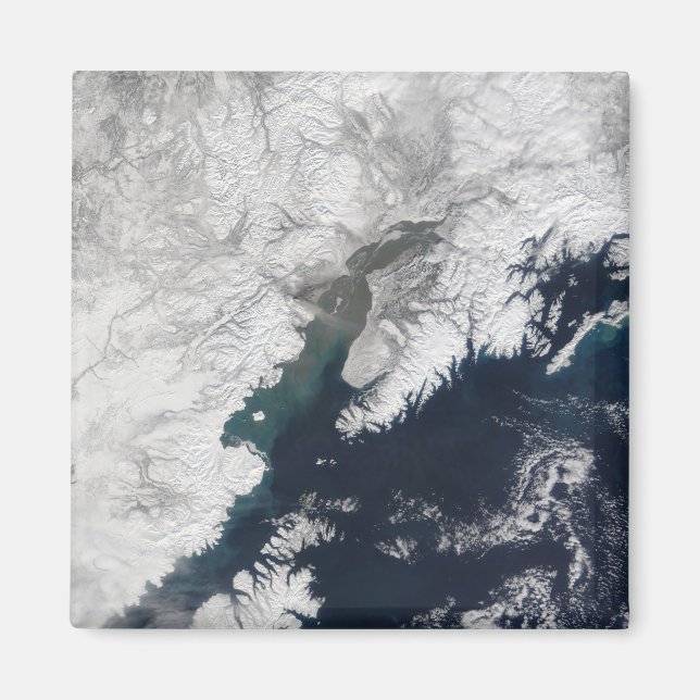 Íman Pluma de cinzas do Monte Redúvida, no Alasca (Frente)