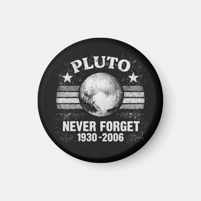 Íman Plutão Nunca Esqueça (Frente)