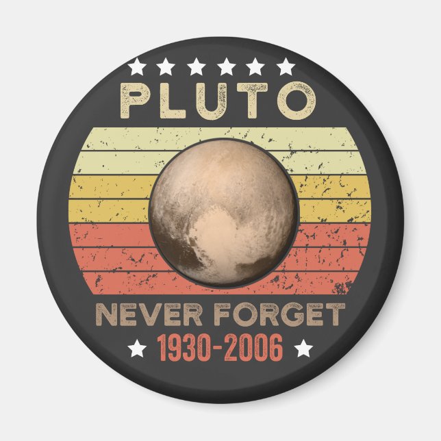 Íman Plutão Nunca Esquece 1930-2006 (Frente)