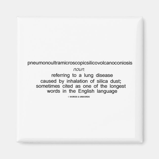 Íman Pneumonoultramicroscopiclovulcanoconiose (Frente)