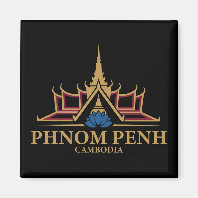 Íman Pnom Pene Camboja Sudeste Asiático (Frente)