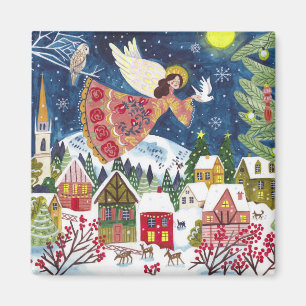 Íman Pobre Anjo Paz na Terra Foto do Natal