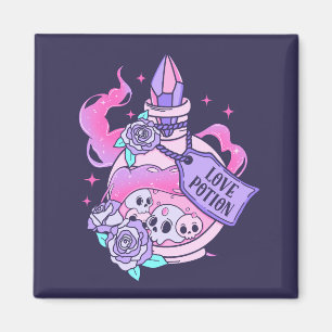 Íman Poção de Amor Frasco de Poção de Halloween Rosa-Ro