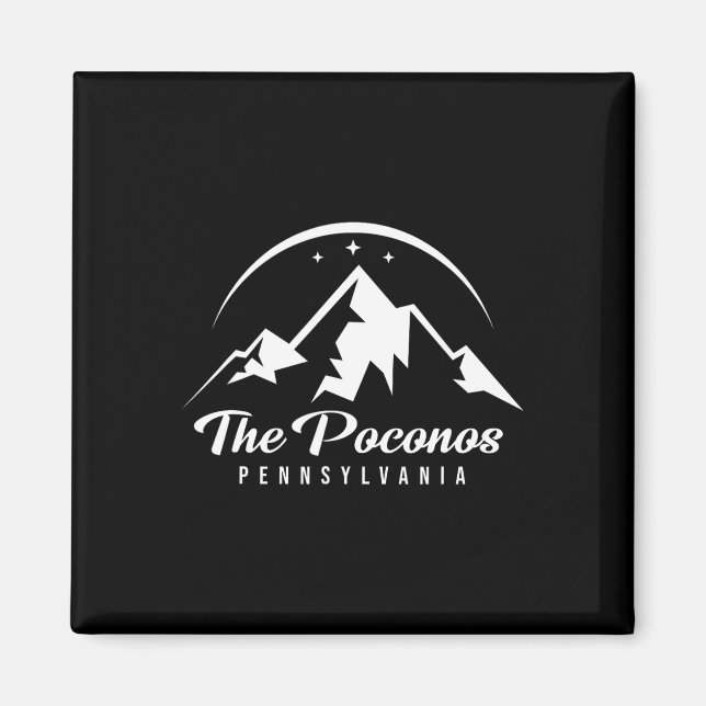 Íman Poconos Pennsylvania Ski Resort Skiing Snowboa (Frente)