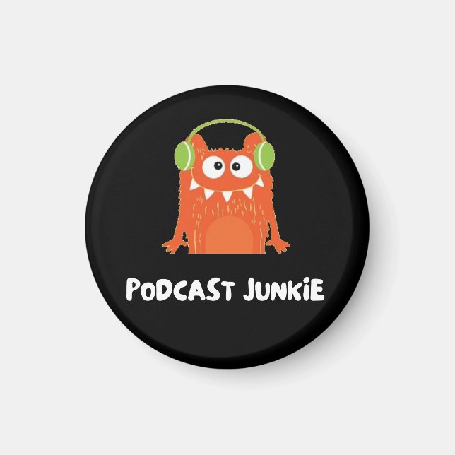 Íman Podcast junkie (Frente)