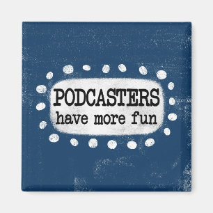 Íman Podcasters Têm Mais Magnetos De Refrigerador Diver