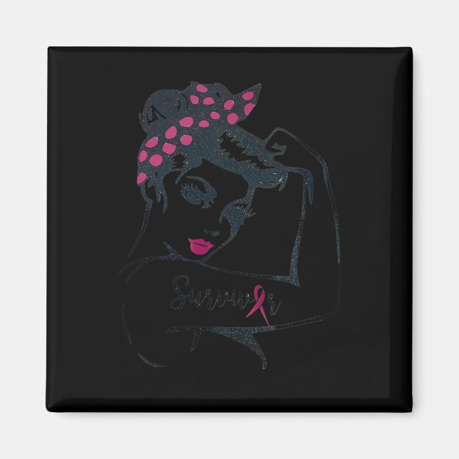 Íman Pode Curar Rosie Riveter Sobrevivente de Câncer de (Frente)