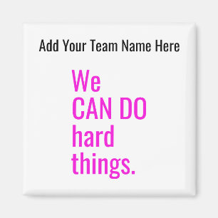 Íman Podemos Fazer Coisas De Duro Citação Personalizada