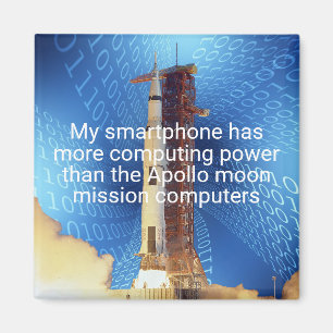 Íman Poder de computação do Apollo 11