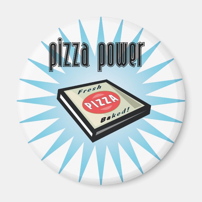 Íman poder de pizza (Frente)