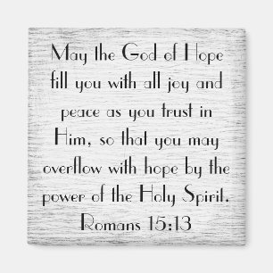 Íman Poder do ímã do verso da bíblia do Espírito Sa