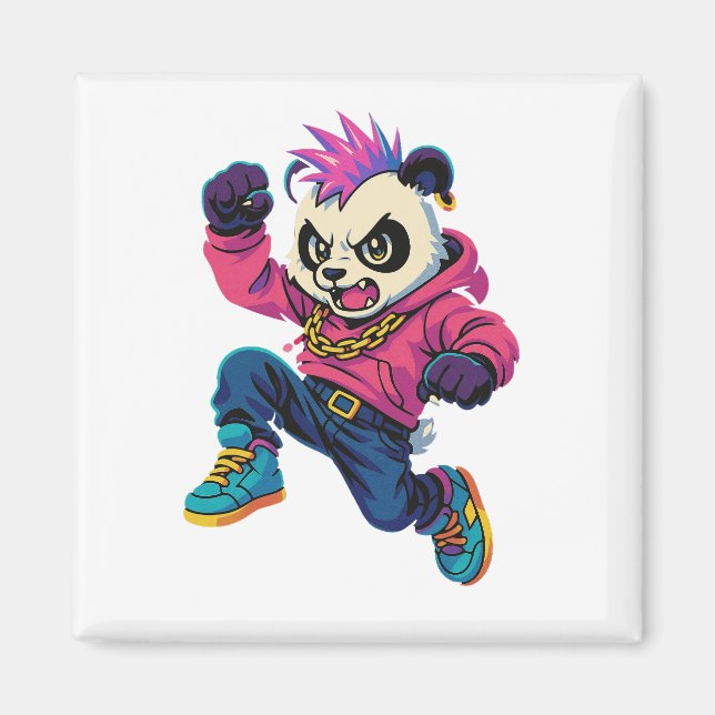 Íman Poder do Panda Punk (Frente)