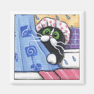 Íman Poderia você passar o sabão? - Ímã do gato