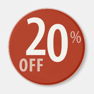 Íman Poderoso sinal de 20% OFF SALE - Magnets