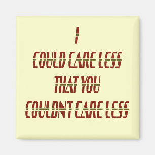 Íman Podia importar-se menos