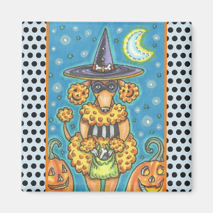 Íman PÓDULO DE COPO DE HALLOWEEN, Praça MAGNET DE CACHO