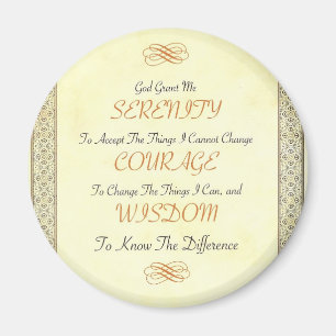 Íman Poema da serenidade com beira Dourado