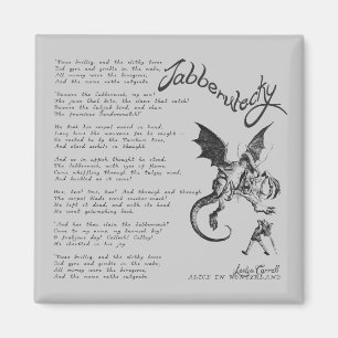Íman Poema de Jabberwocky