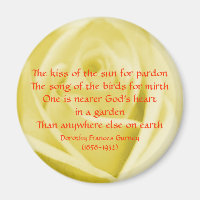 Poema do Jardim de Deus - ímã