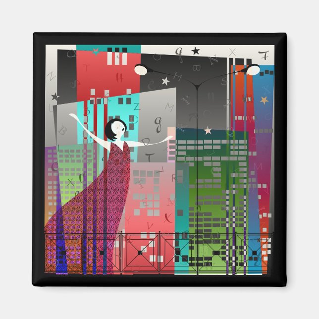 Íman Poesia das Mulheres (Frente)