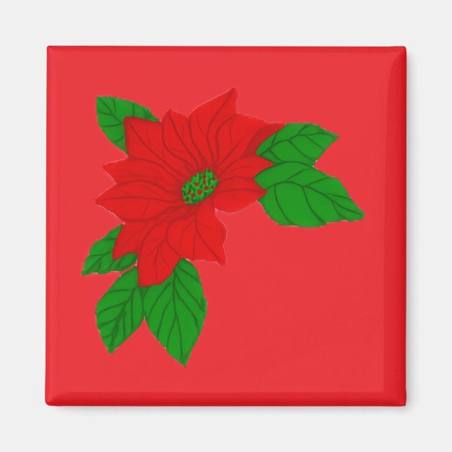 Íman Poinsettia  (Frente)