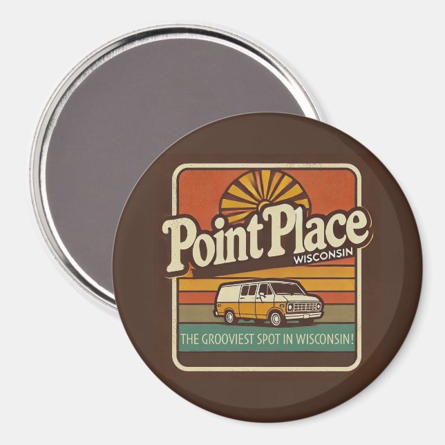 Íman Point Place Wisconsin (Front/Back)
