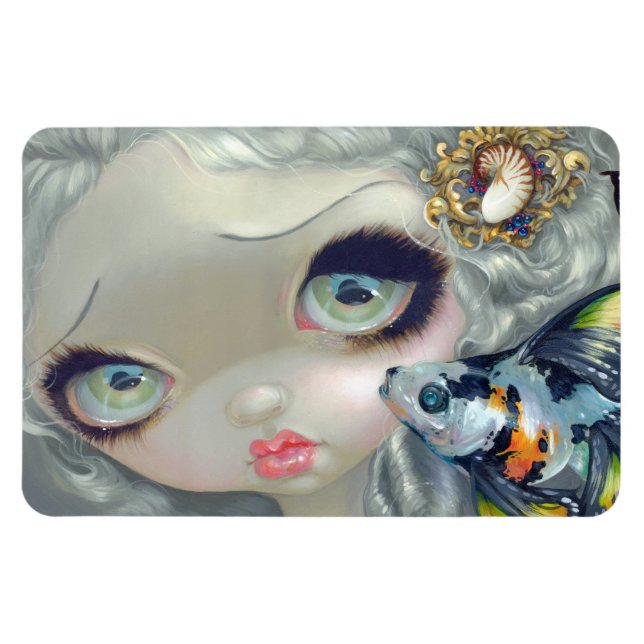 Íman “Poissons Volants: La Coiffure” Flex íman (Horizontal)