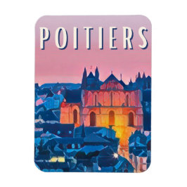 Íman Poitiers Photo Vintage