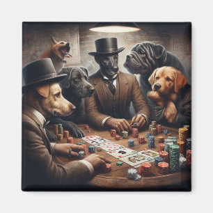 Íman Poker Dogs Magnet