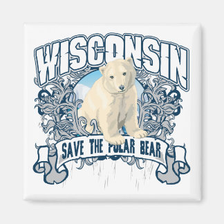Íman Polar Bear Wisconsin