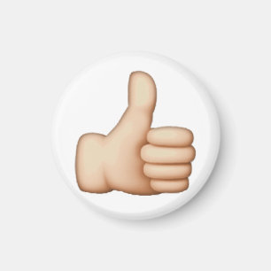 Íman Polegares acima - Emoji
