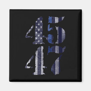 Íman Polícia Azul Vive 45 47 Trump Para O Presidente 20
