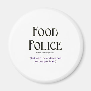 Íman Polícia da comida: Forquilha sobre a evidência