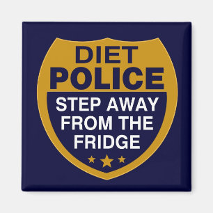 Íman Polícia da dieta - ímã