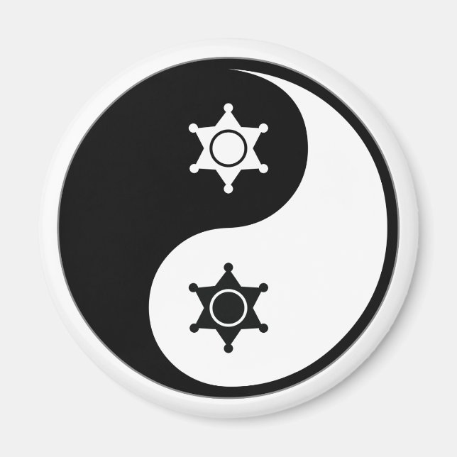 Íman Polícia de Yin Yang (Frente)