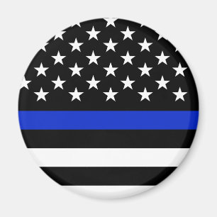 Íman Polícia Estimulou Bandeira Americana.