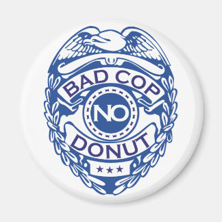 Íman Policial Incorreto Sem Rosquinha - Azul