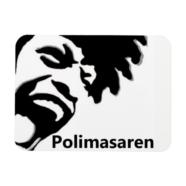 Íman Polimasaren kylskåpsmagnet (Horizontal)