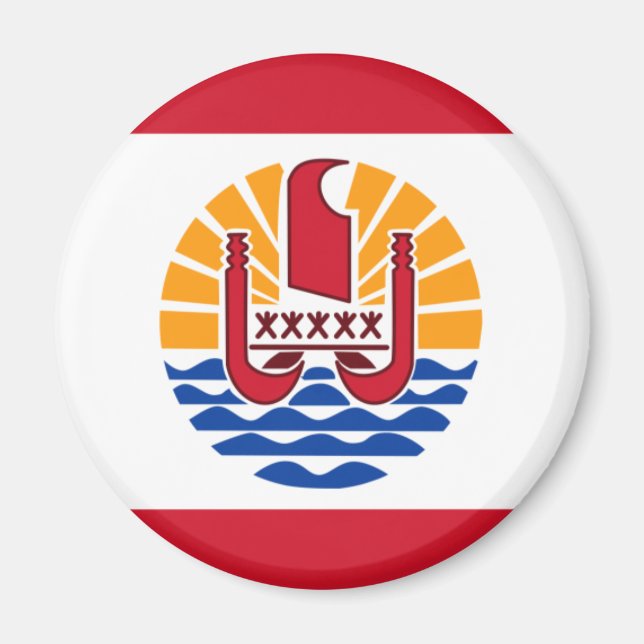 Íman polinésia francesa (Frente)