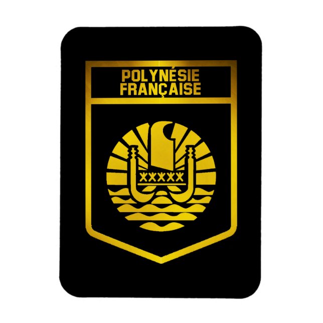 Íman Polinésia Francesa - Emblema (Vertical)